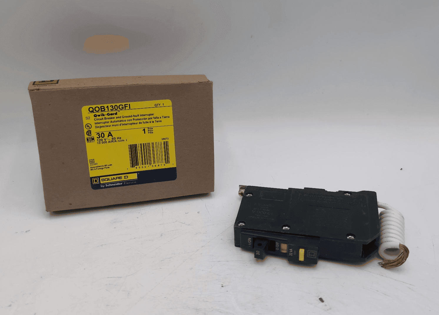Square D QOB130GFI Circuit Breaker — image 1 of 6