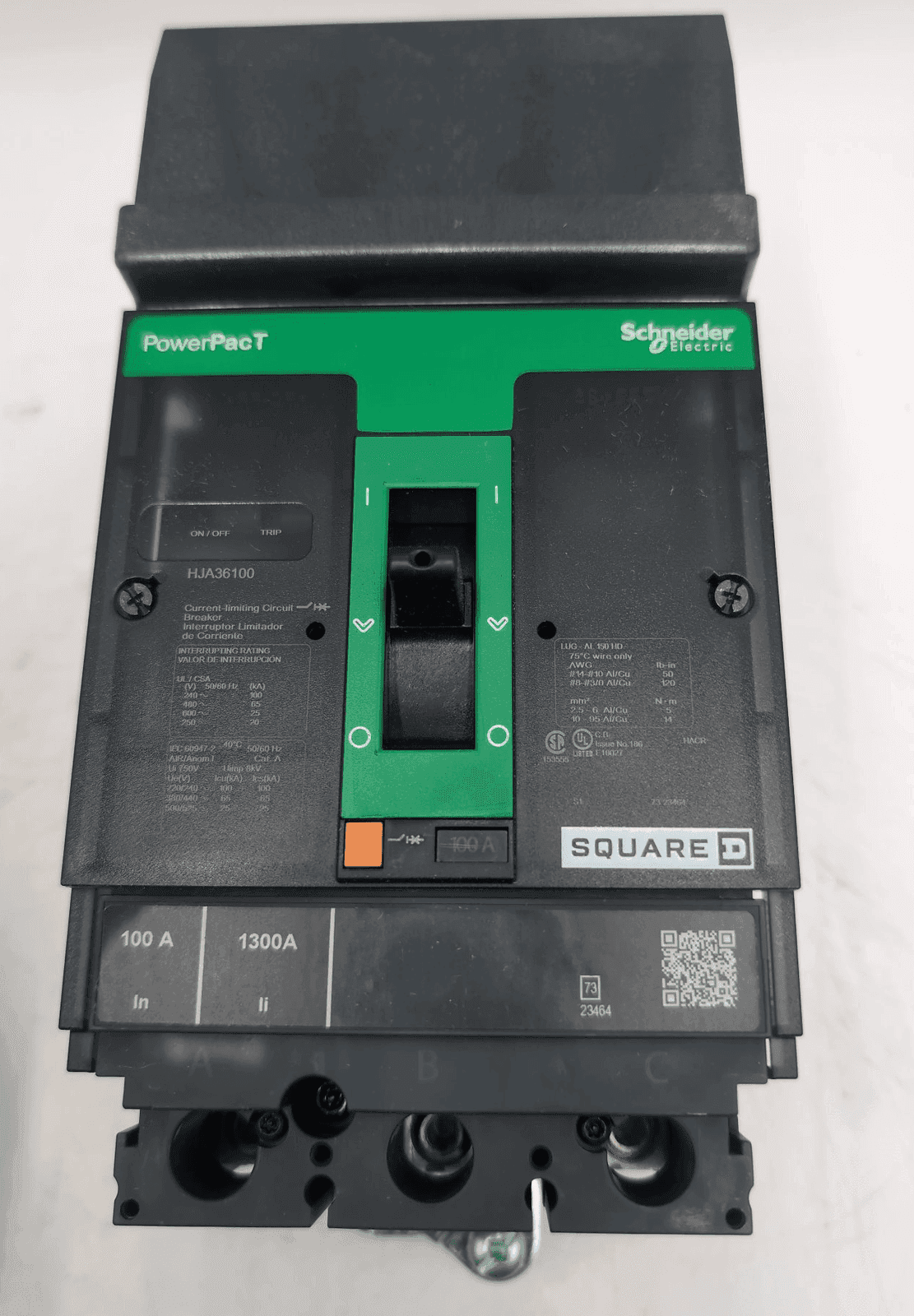 Square D HJA36100 Circuit Breaker — image 1 of 7