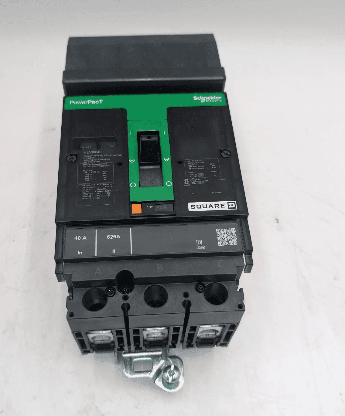 Square D HJA36040 Circuit Breaker 40A 600V 3 Pole