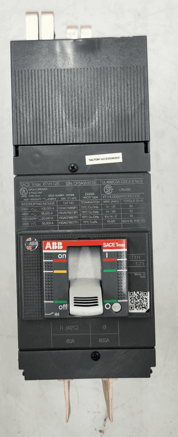 ABB XT1HU3060AYD Circuit Breaker — image 1 of 6