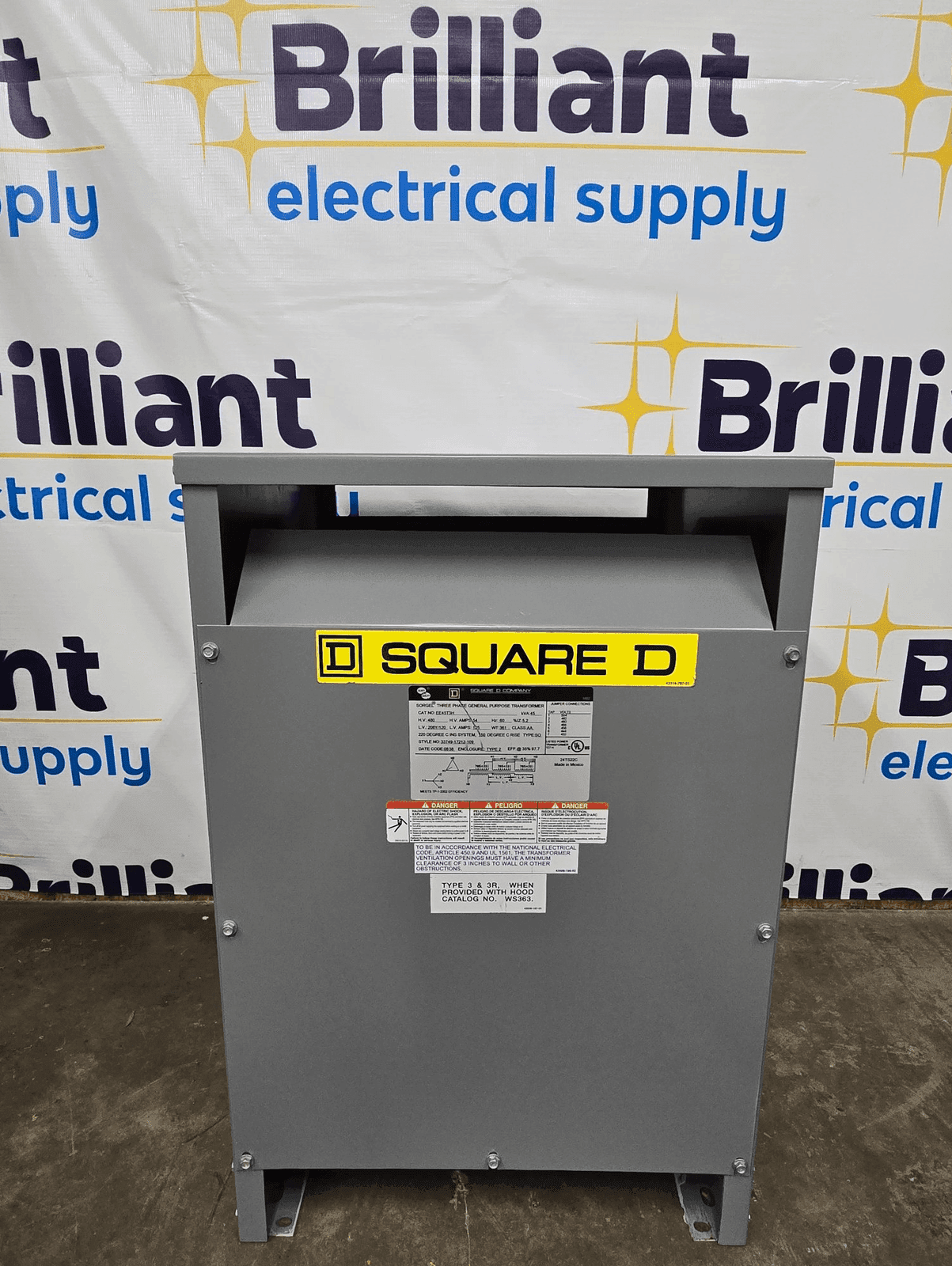 Square D EE45T3H Dry Type Transformers — image 1 of 8