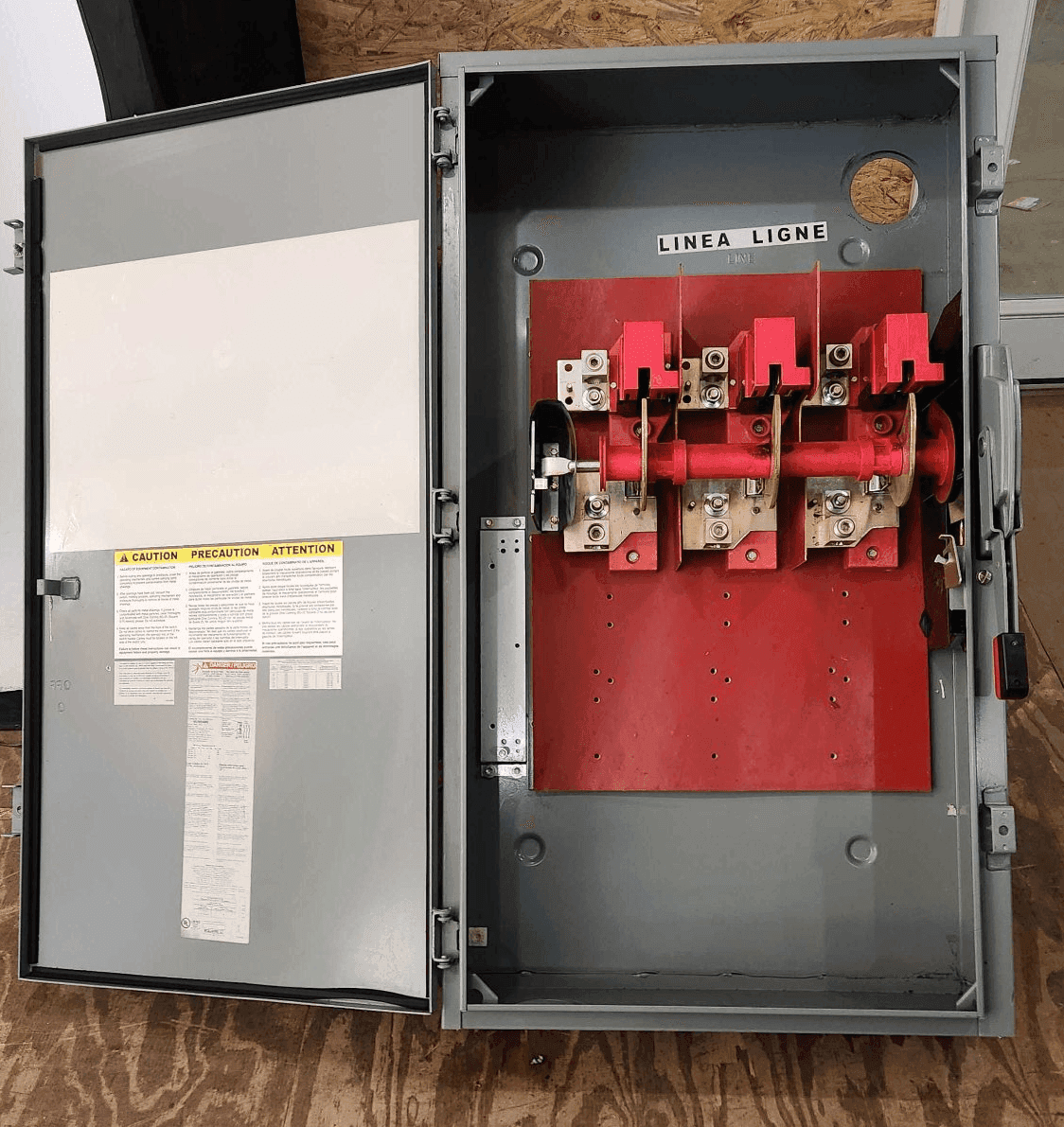 Square D HU365AWK Disconnect Switch 400A 600V NEMA 3R