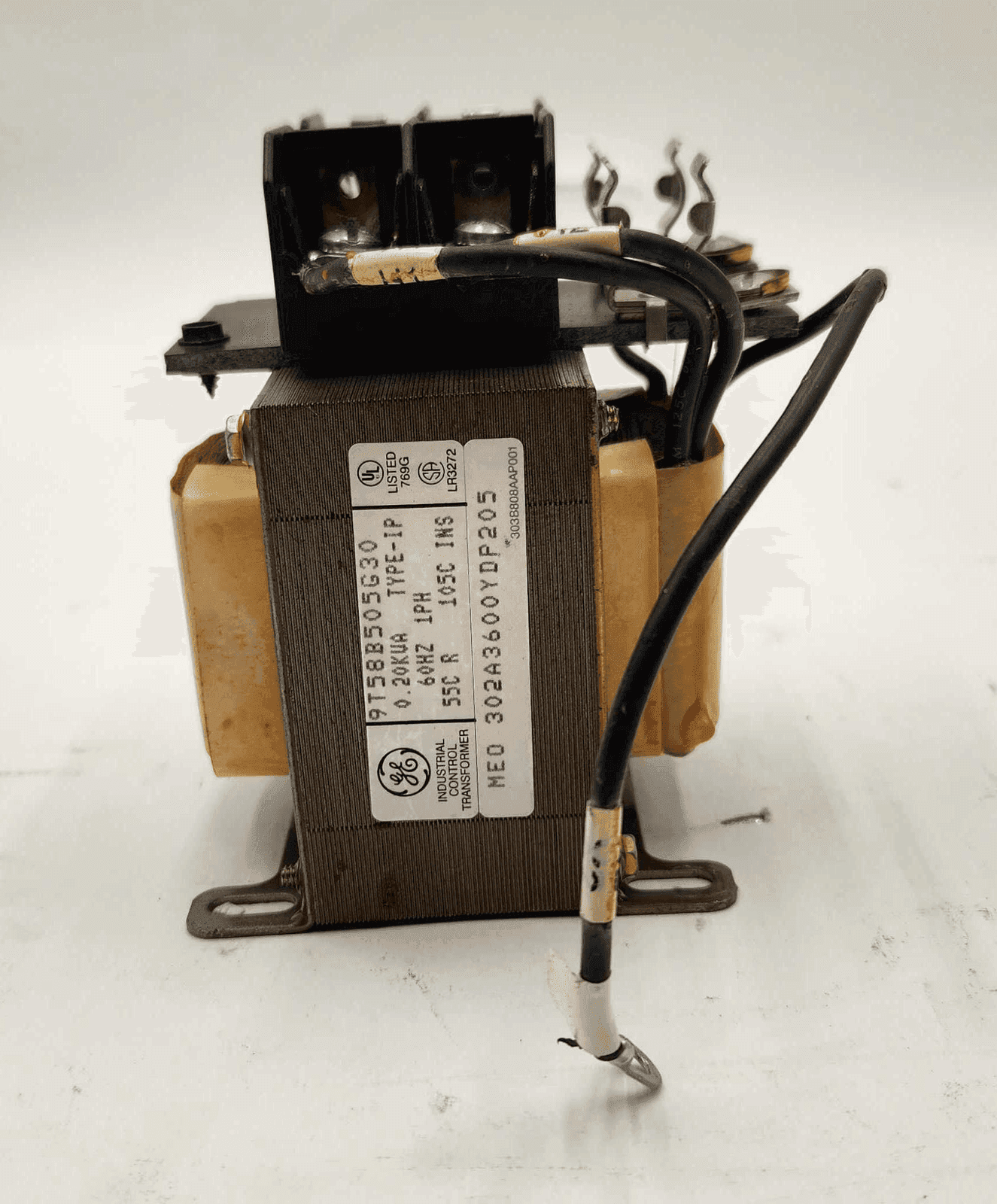 GE 9T58B505G30 Control Transformer 0.20KVA NEMA 1