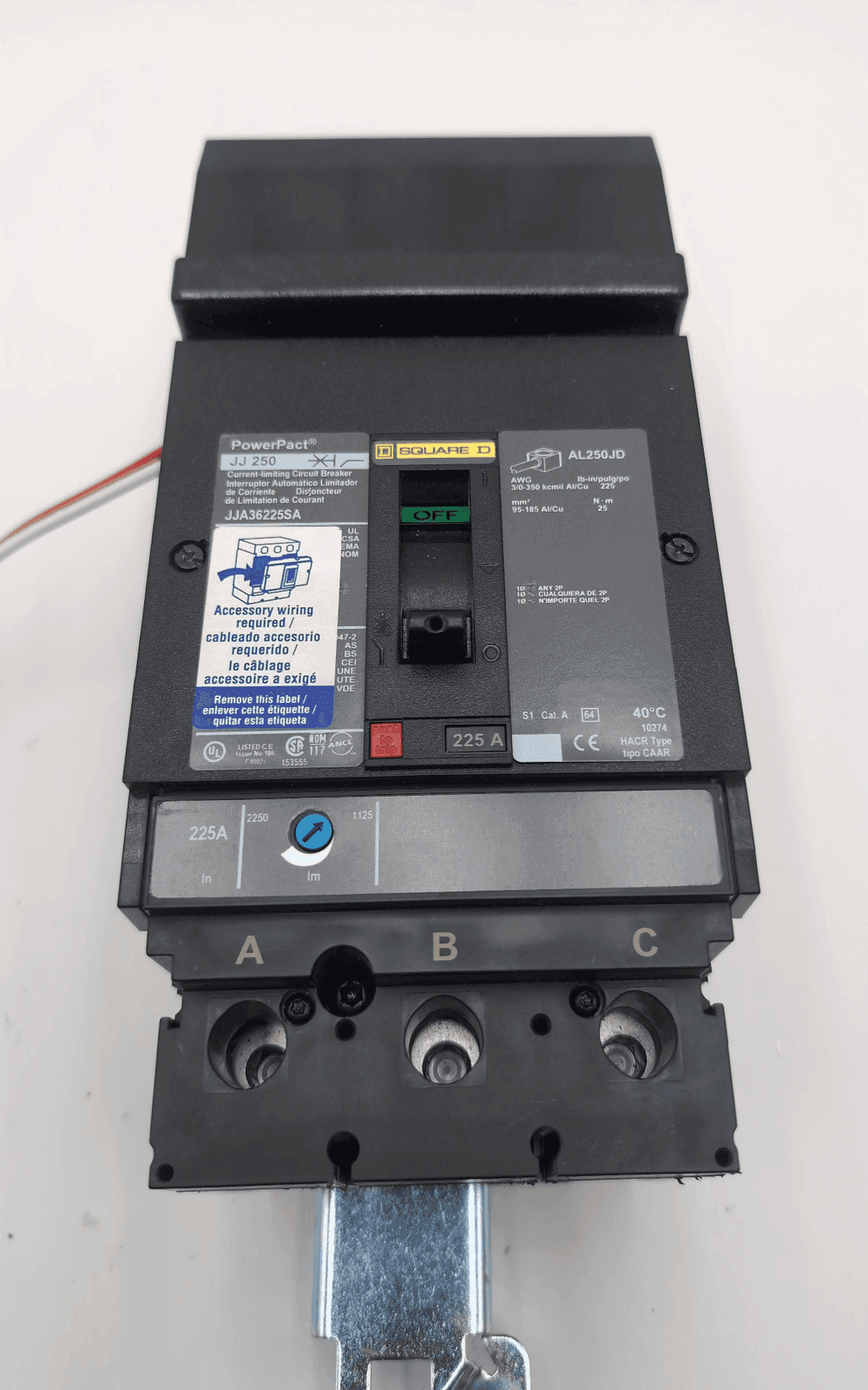 Square D JJA36225SA Circuit Breaker — image 1 of 7