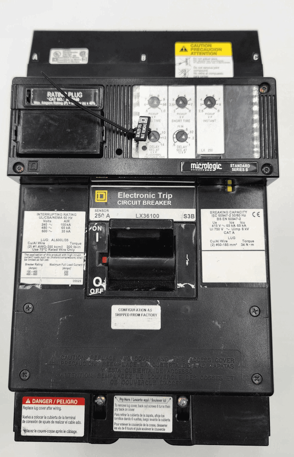 Square D LX36100 Circuit Breaker — image 1 of 7