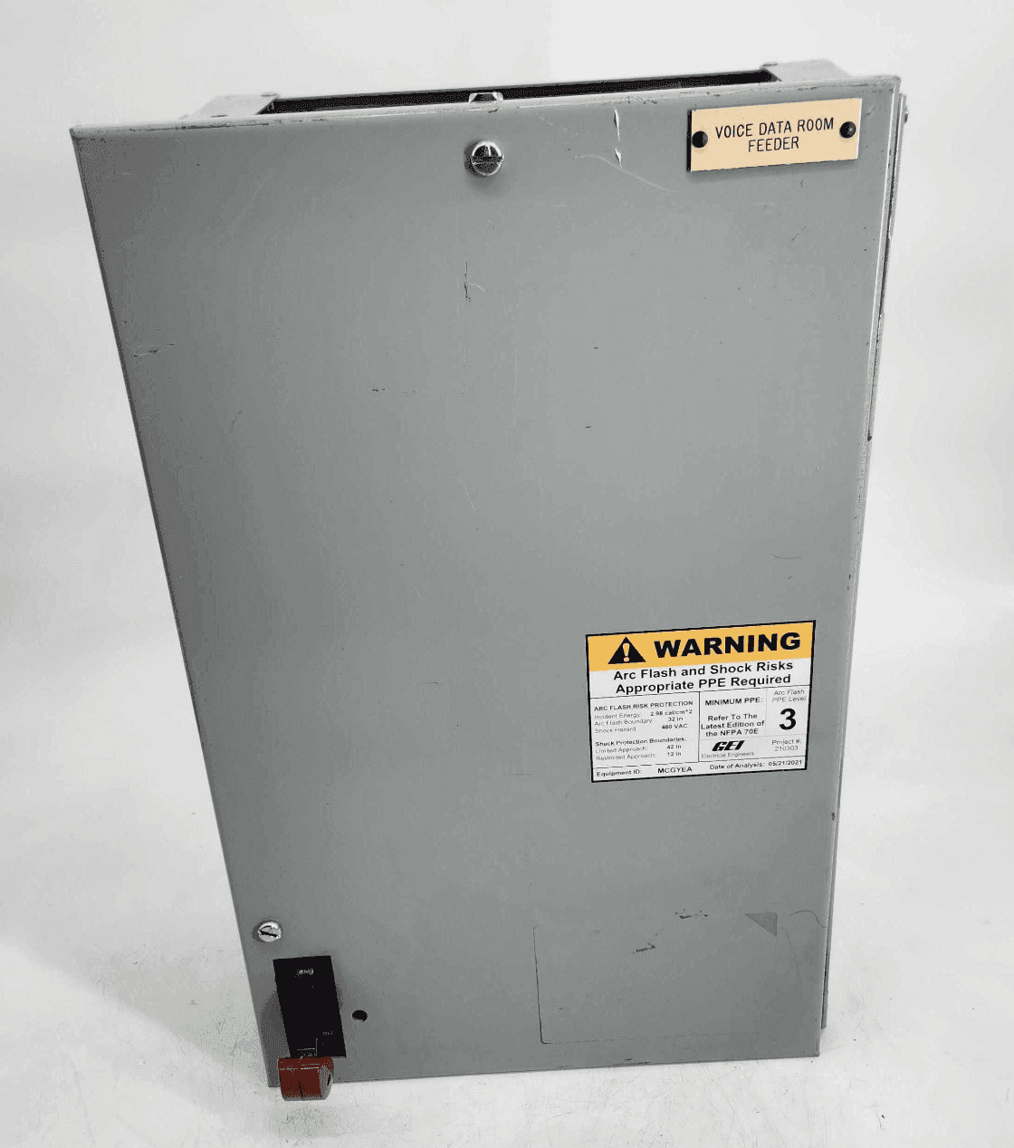 GE GEMCCFUSE200A 200A 24in Feeder MCC Bucket 8000 Series