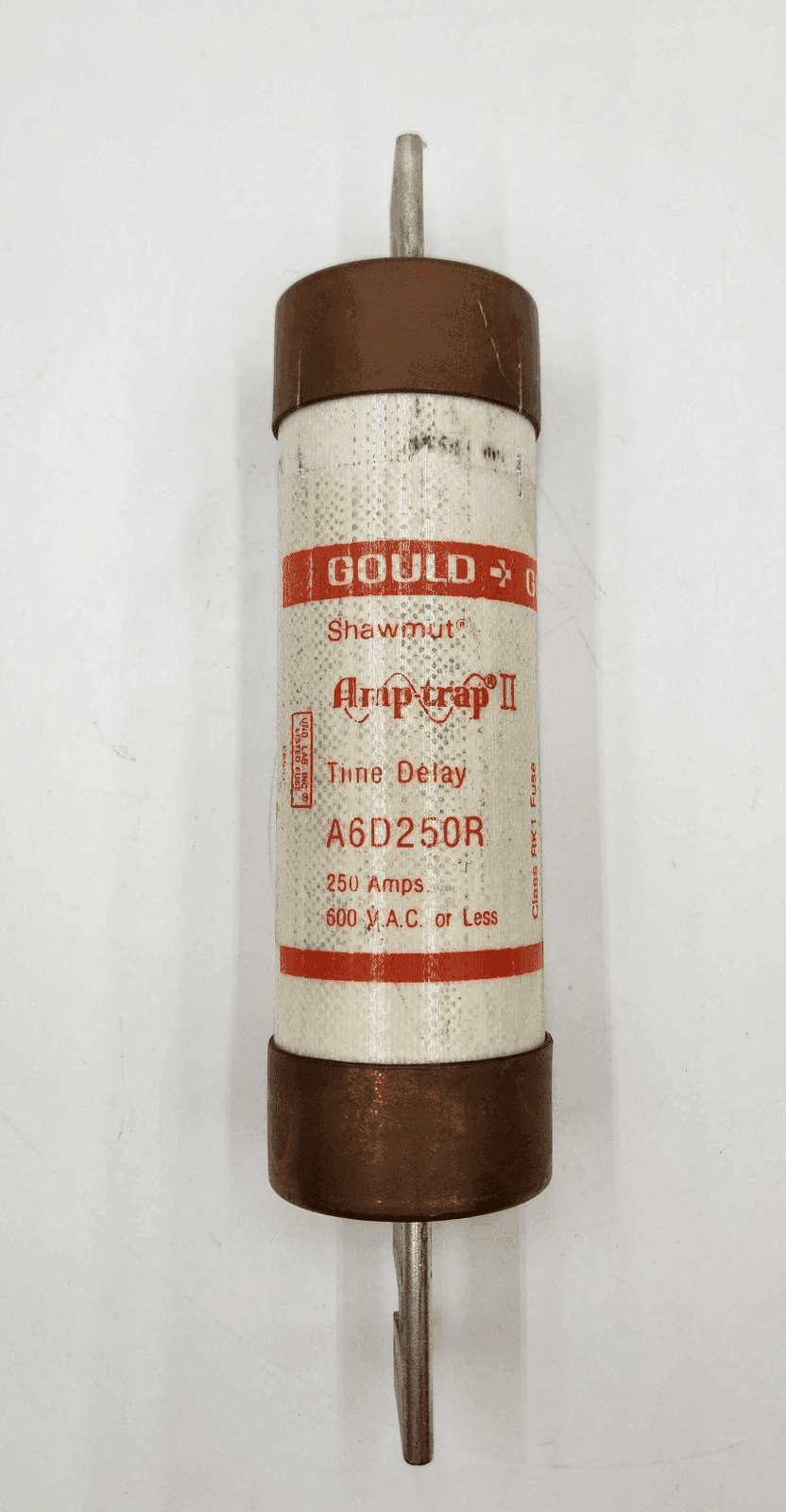 Gould Shawmut A6D250R Fuse 250A 600V Class RK1 Time-Delay