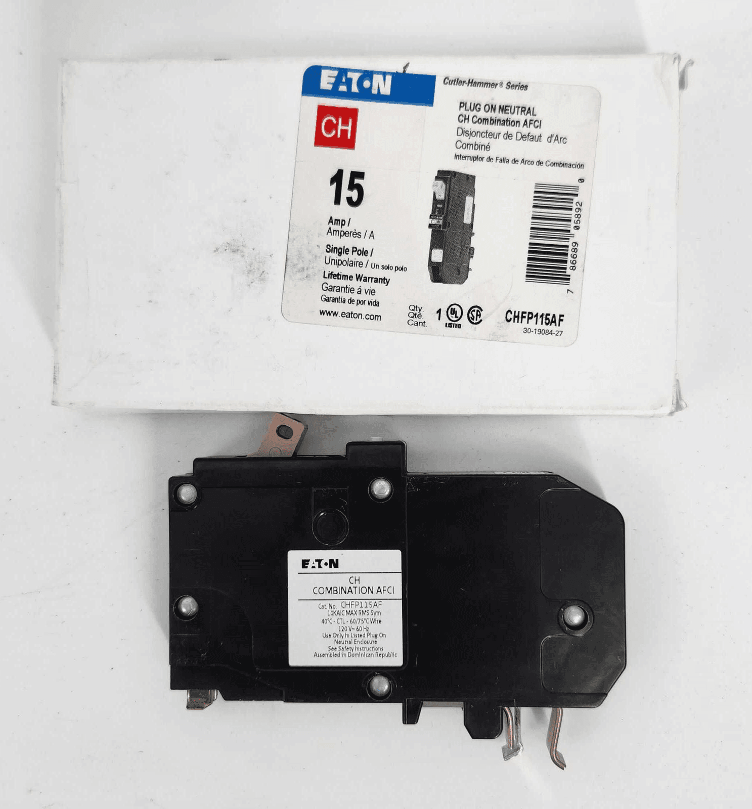 Eaton CHFP115AF Circuit Breaker — image 1 of 8
