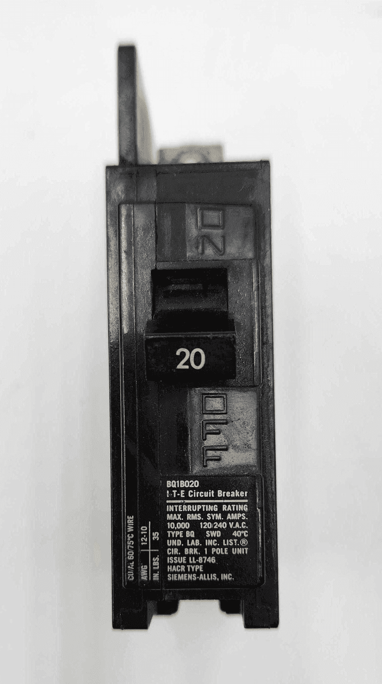 Siemens BQ1B020 Circuit Breaker — image 1 of 7