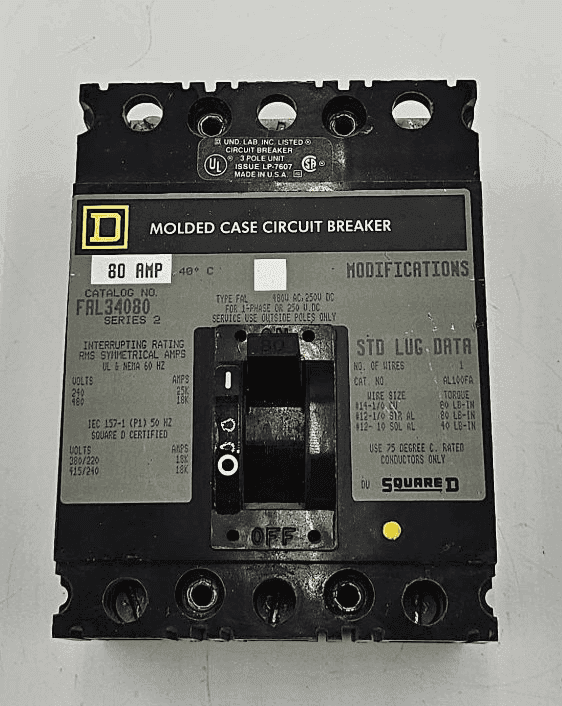 Square D FAL34080 Circuit Breaker — image 1 of 7