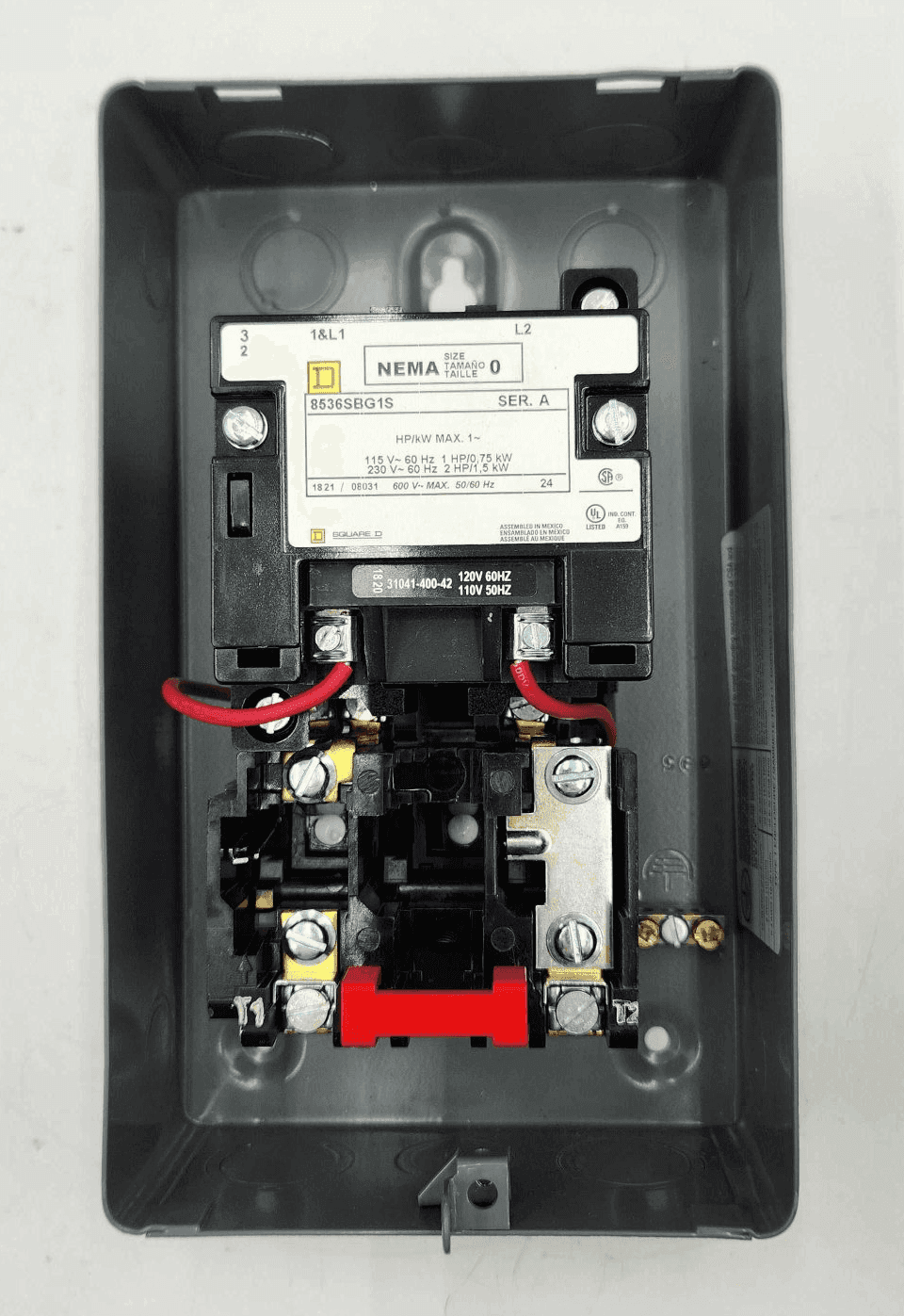 Square D 8536SBG1V02S Starter 600V
