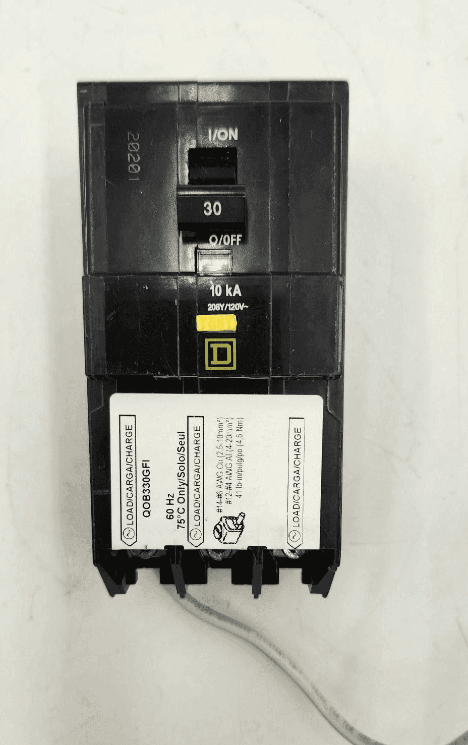 Square D QOB330GFI Circuit Breaker — image 1 of 6