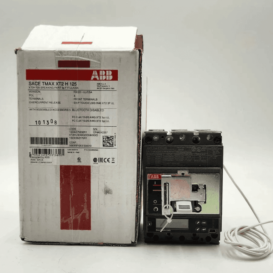 ABB XT2HU3040QDD04HXXD Circuit Breaker 40A 3P 600V I-Line