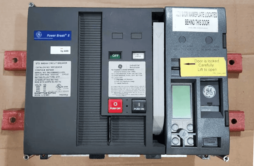 GE SSF16G216 Circuit Breaker 1600A 600V 3 Pole I-Line