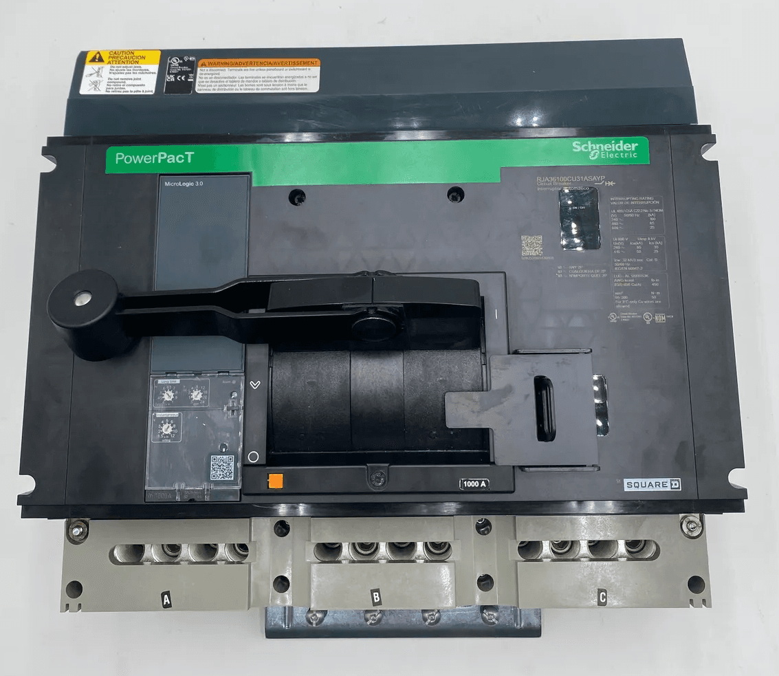 Square D RJA36100CU31ASAYP Circuit Breaker 1000A 600V 3P