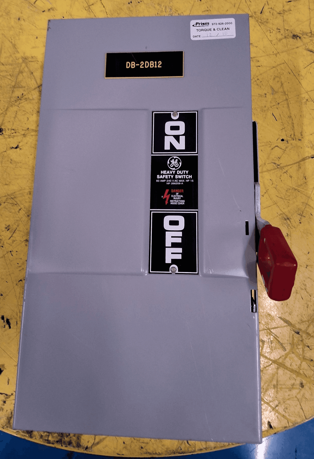 GE TH4322 MOD 7 Disconnect Switch 60A 240V NEMA 1 Indoor