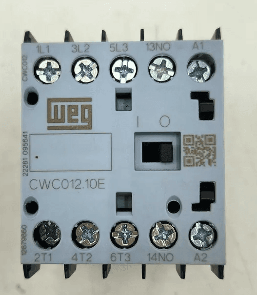 WEG CWC012.10E Contactor 12A 600V 3 Pole