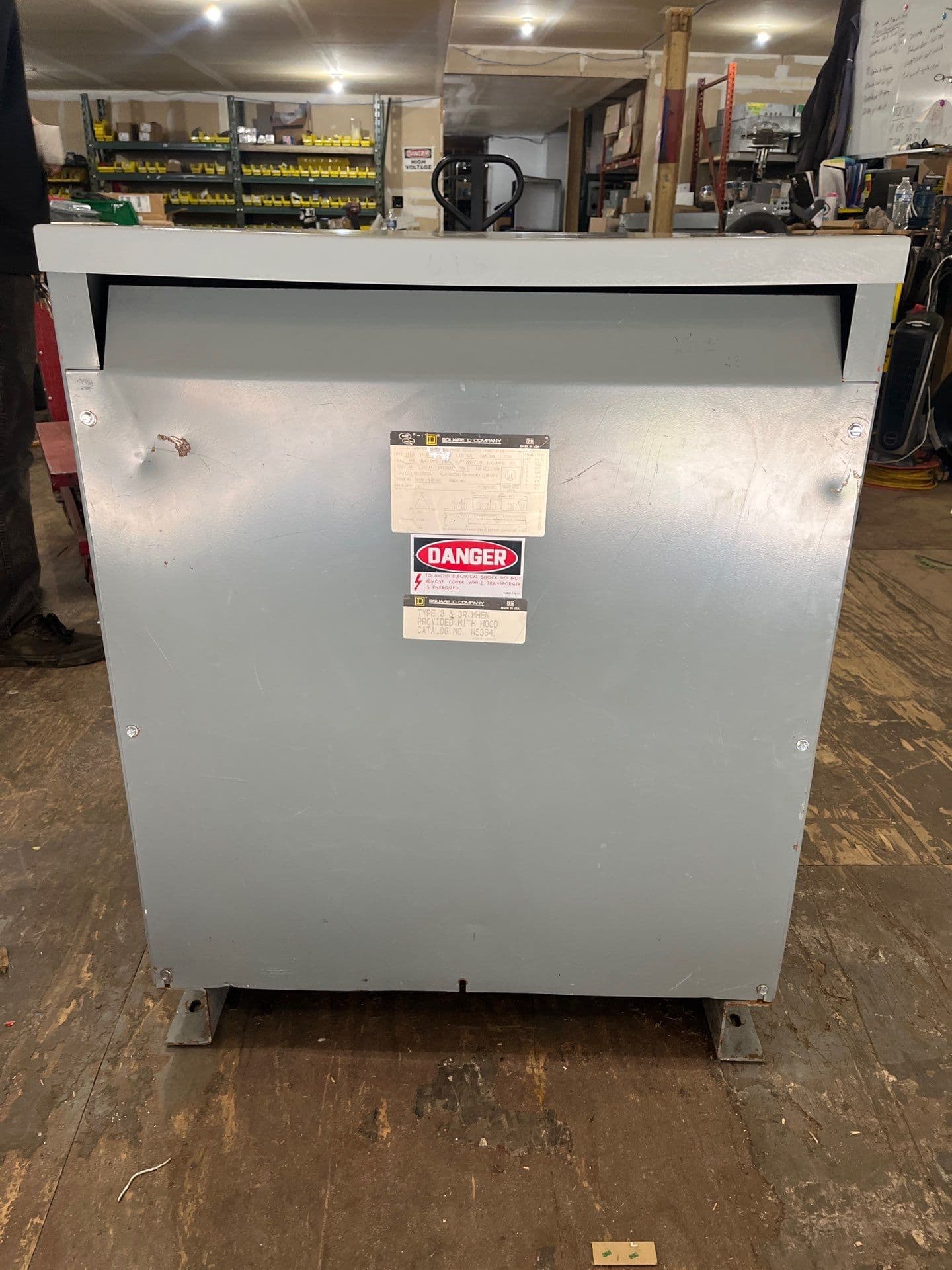 112.5 kVA Square D 112T3H Transformer Pri 480V Sec 208/120V 3PH Indoor – image 1