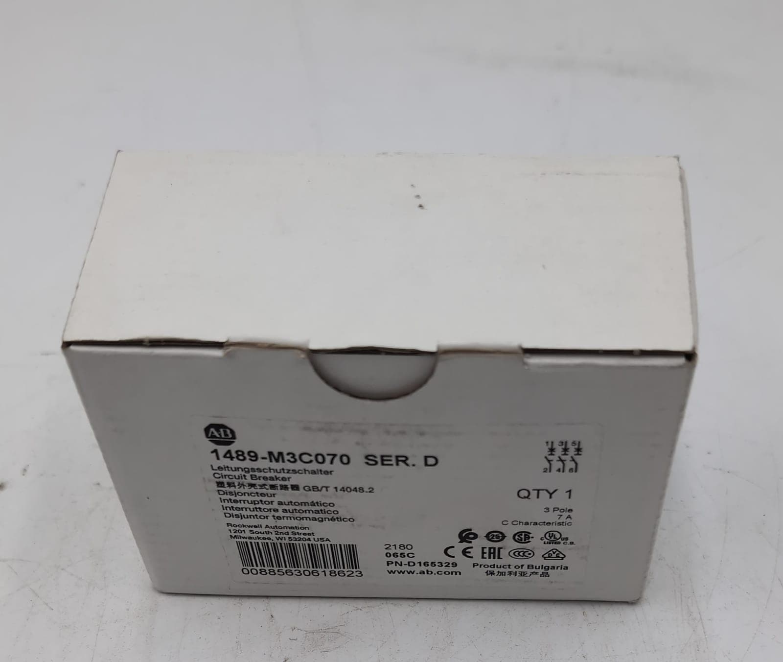 Allen-Bradley 1489-M3C070 Circuit Breaker — image 1 of 11