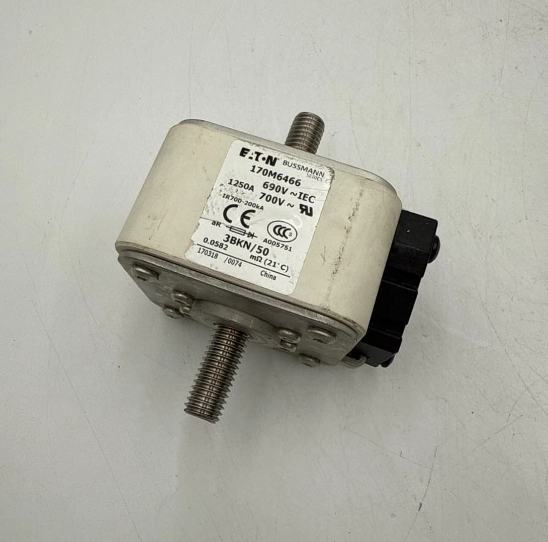 Eaton 170M6466 Fuse Link 1250A 690V 3BKN/50 1250 Amp High Speed 200kA Size 3