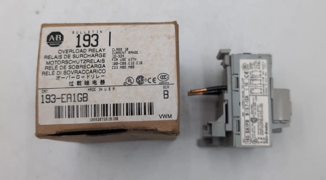 Allen-Bradley 193-EA1GB Solid State Electronic Overload Relay NEW – image 1