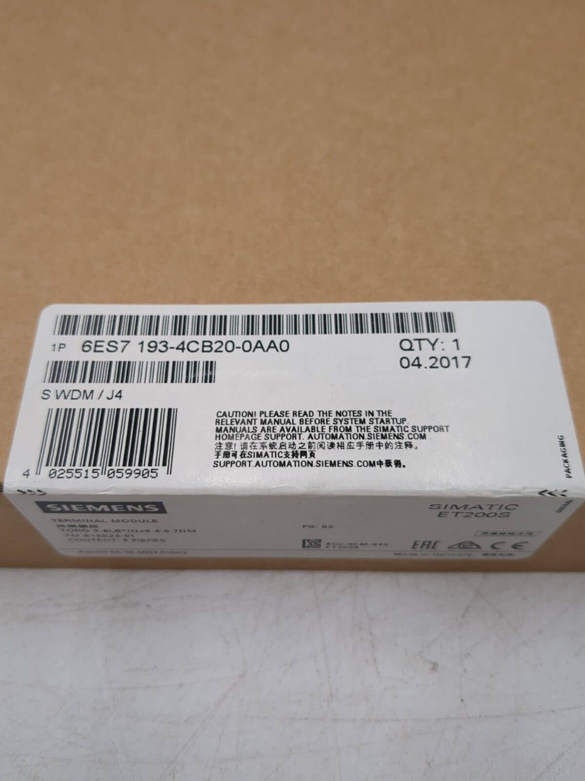 Siemens 6ES7193-4CB20-0AA0