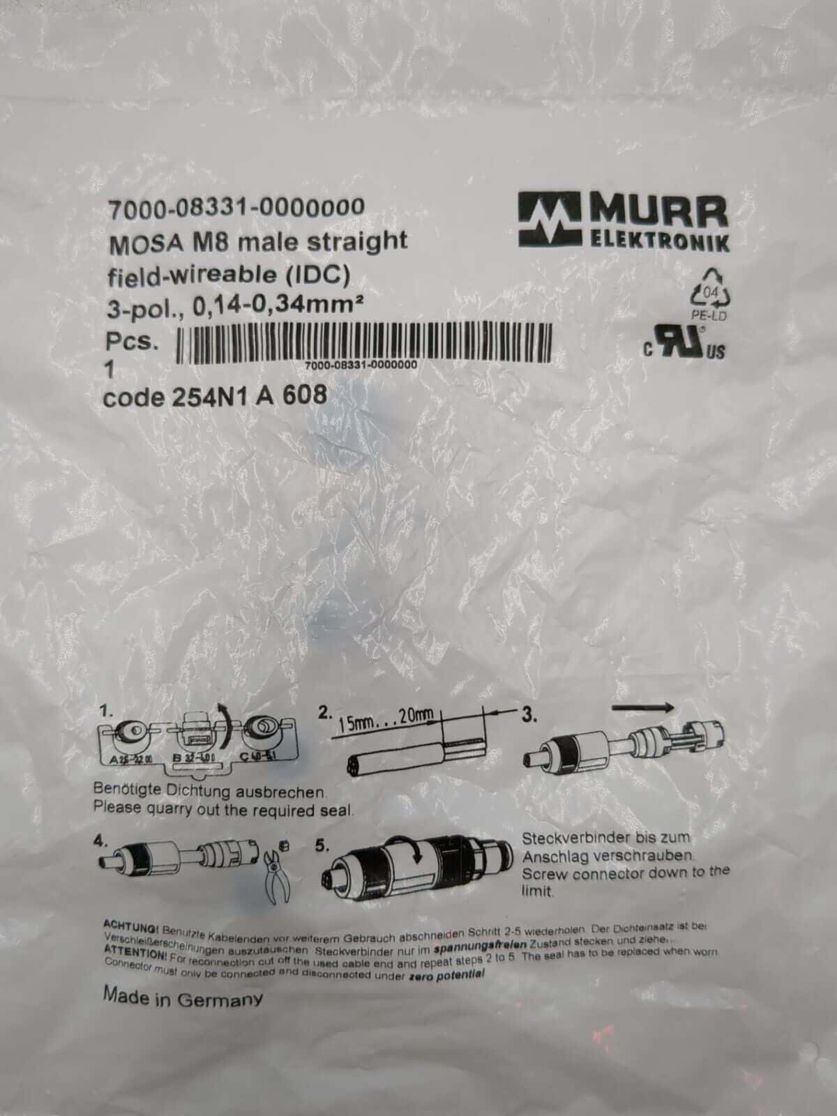 Murr Elektronik 7000-08331-0000000 PLC — image 1 of 4