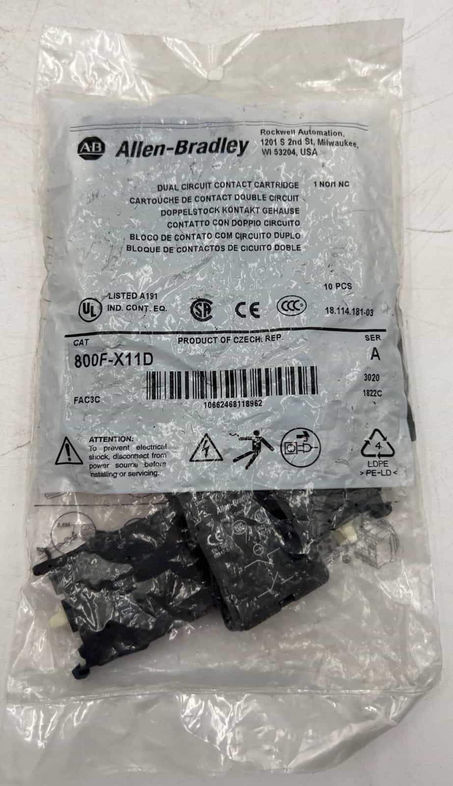 Allen-Bradley 800F-X11D Accessory — image 1 of 7