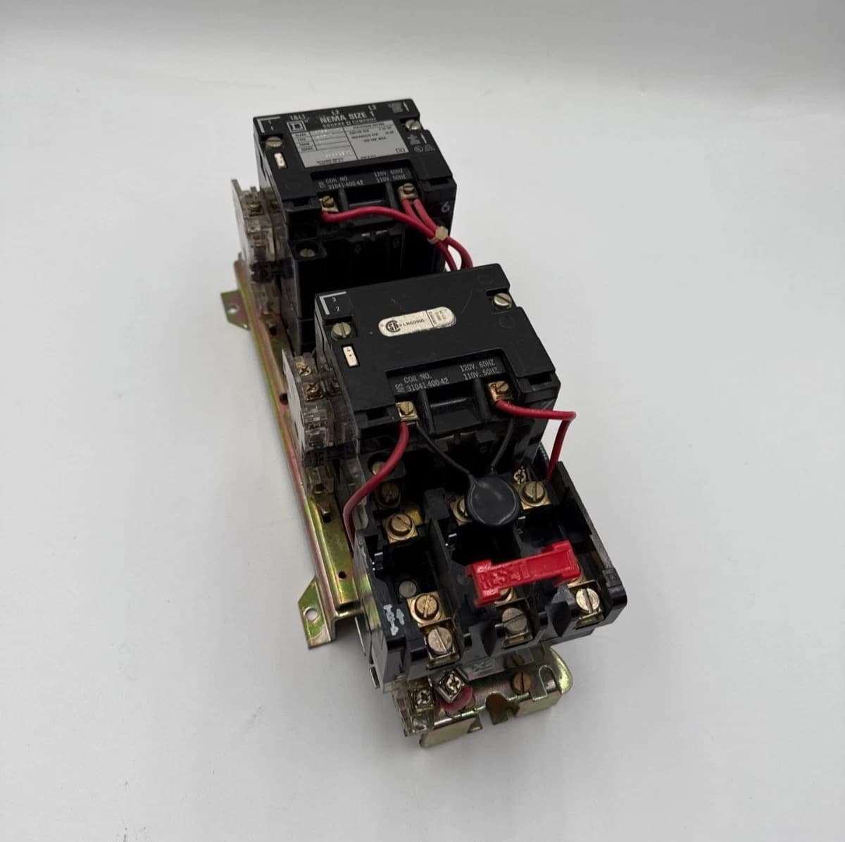 Square D 8736SC07 NEMA Size 1 Reversing Starter Coil 110/120V 27A 3P 600V 10HP