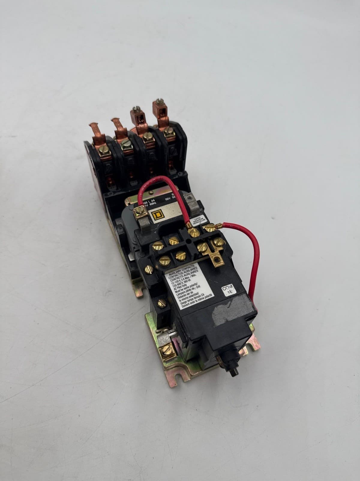 Square D 8903 LX040 Lighting Contactor 4Pole 600V 3PH Coil 110/120V 8903LX040 – image 1