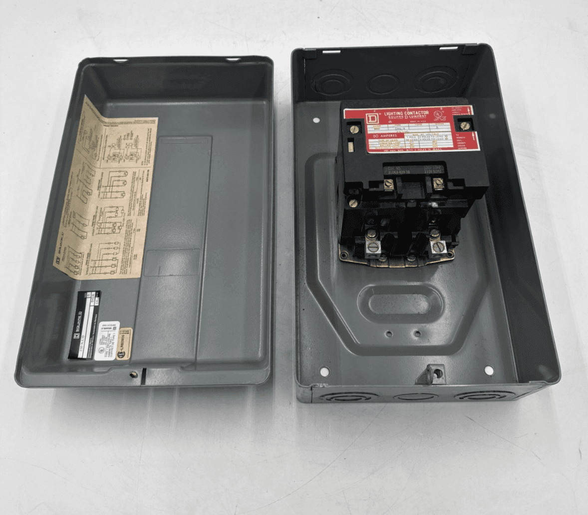 Square D 8903SPG1 Enclosed Lighting Contactor 60A 3P Coil 110/120V 8903LG30