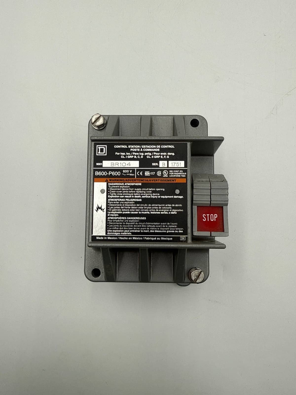 Square D 9001 BR104 Accessory — image 1 of 7