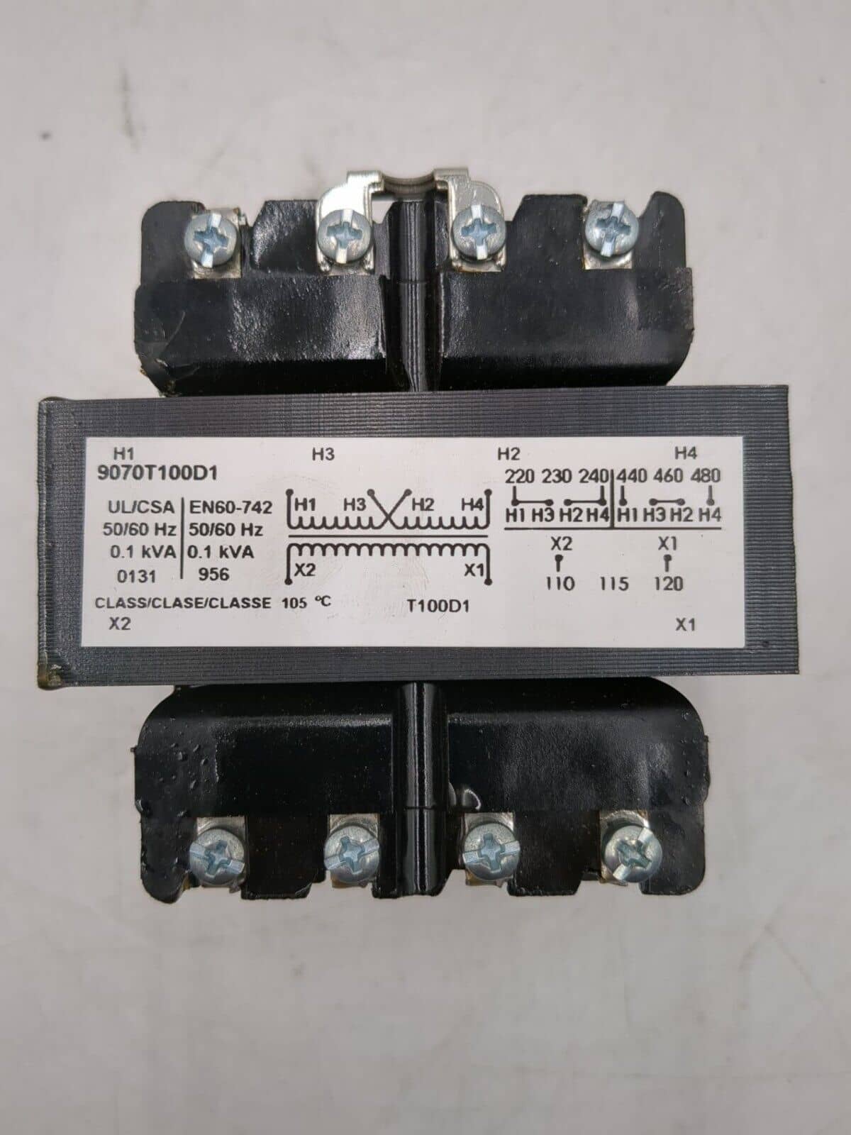 Square D 9070T100D1 Control Transformer — image 1 of 6