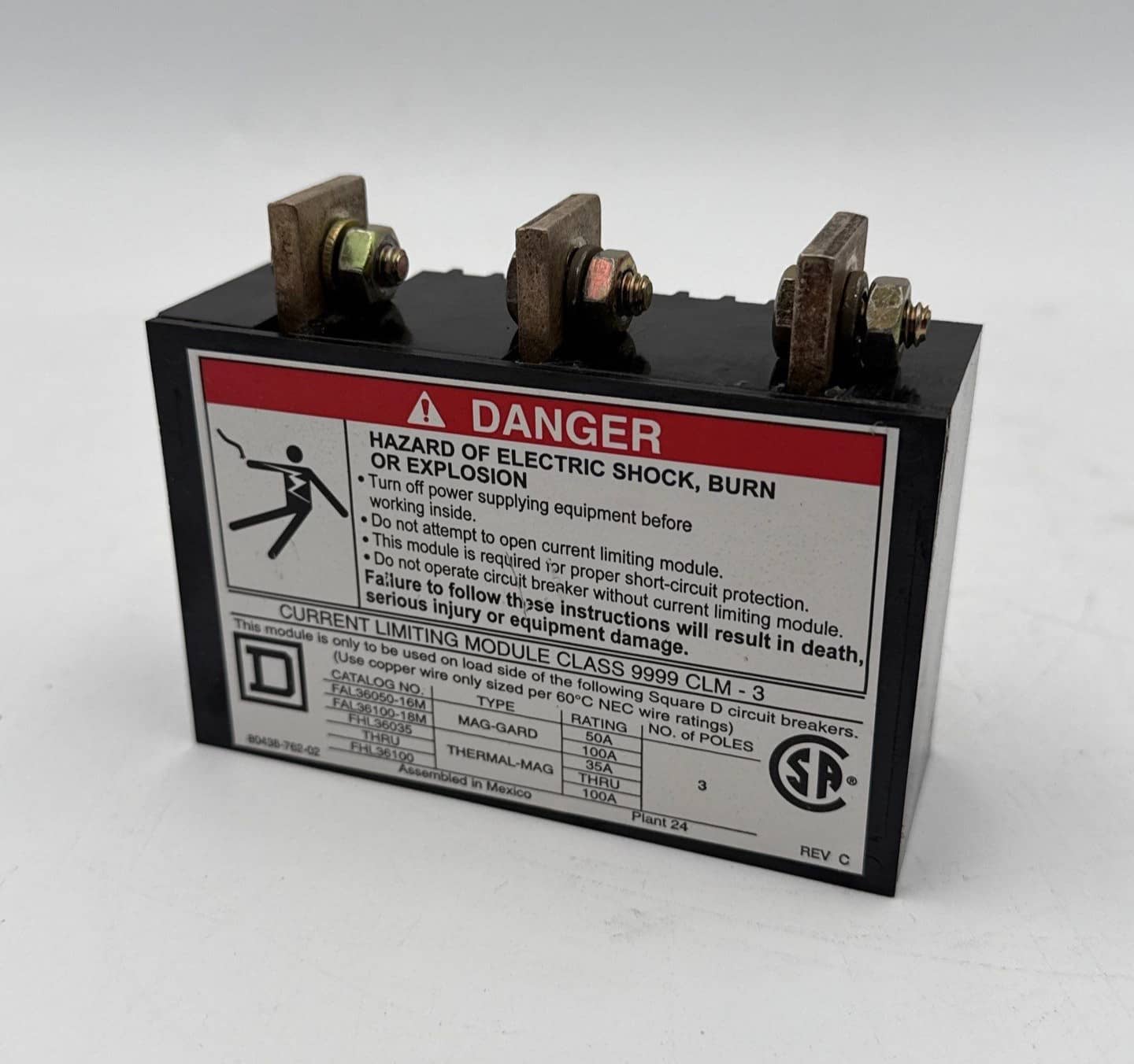 Square D 9999 CLM-3 Accessory — image 1 of 4