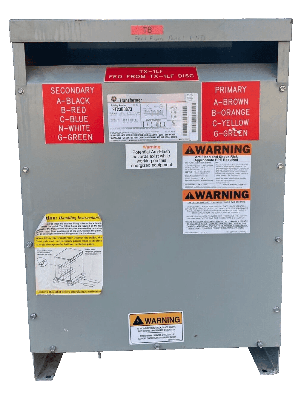GE 9T23B3873 Dry Type Transformers — image 1 of 7