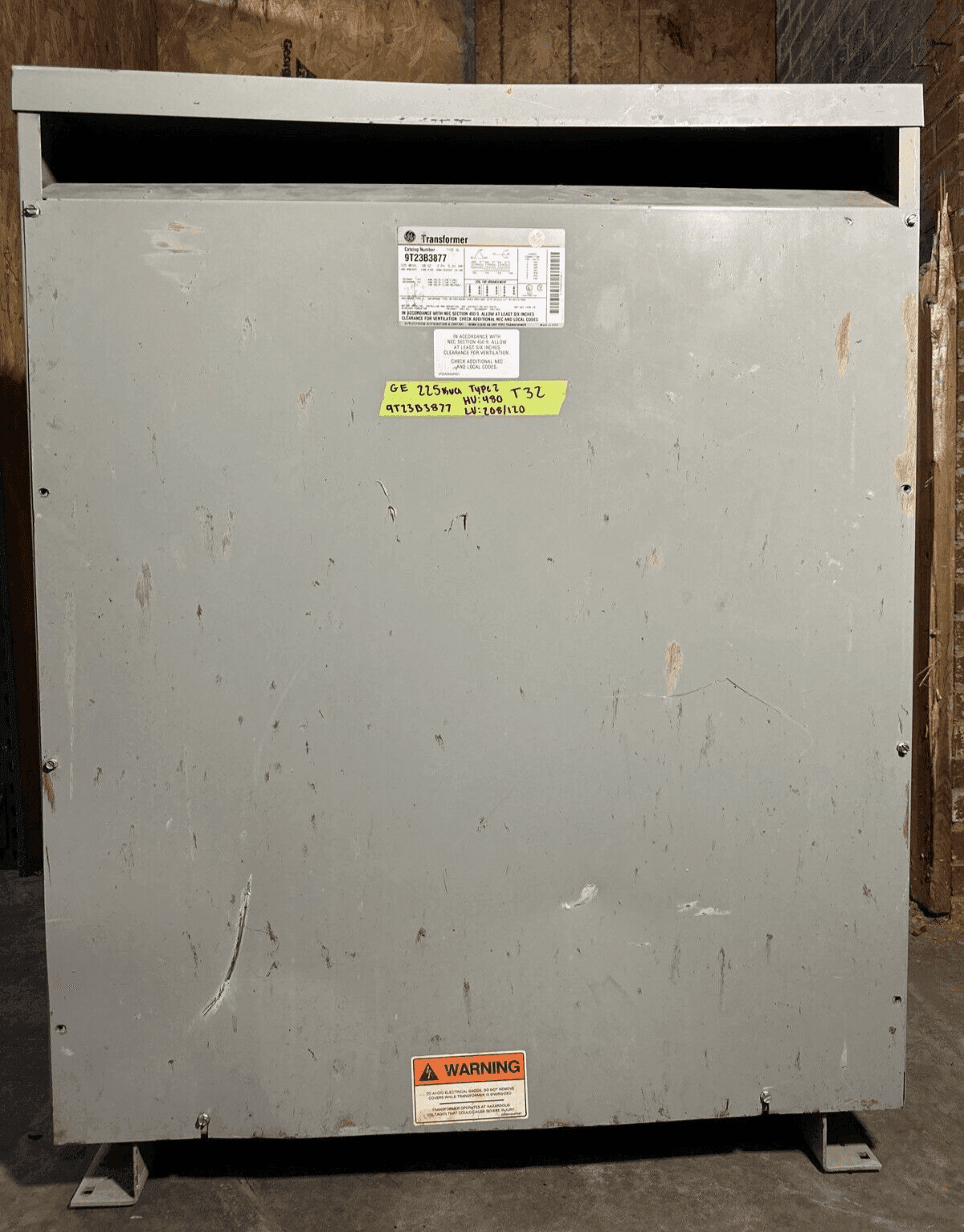 GE 9T23B3877 Dry Type Transformers — image 1 of 6