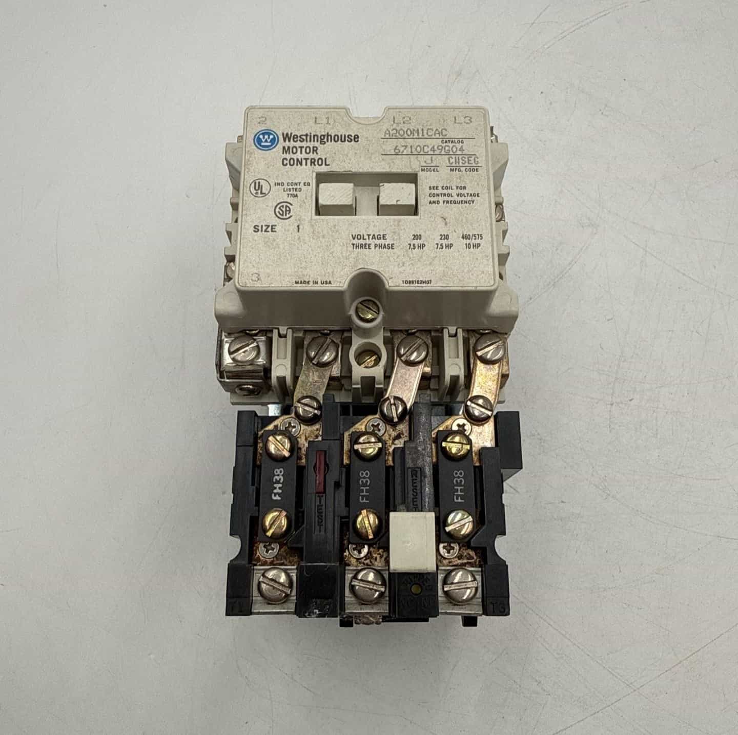 Westinghouse A200M1CAC Starter — image 1 of 8
