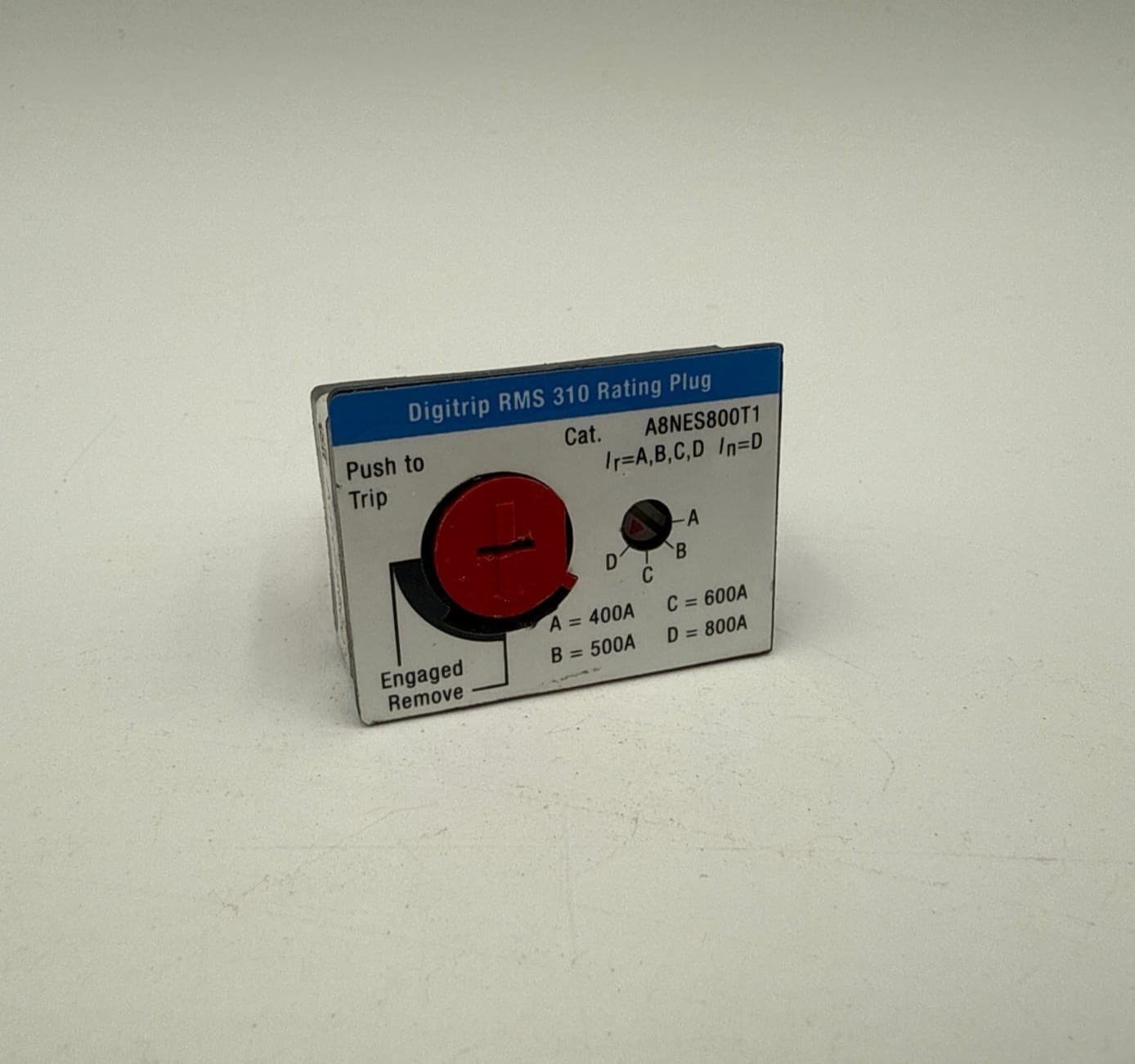 Eaton A8NES800T1 800 Amp Digitrip RMS 310 Rating Plug 800A Adjustable – image 1