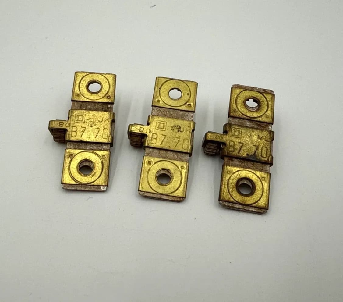 3PC Lot Square D B7.70 Thermal Overload Heater Element Unit B770 5.3-5.73 Amp
