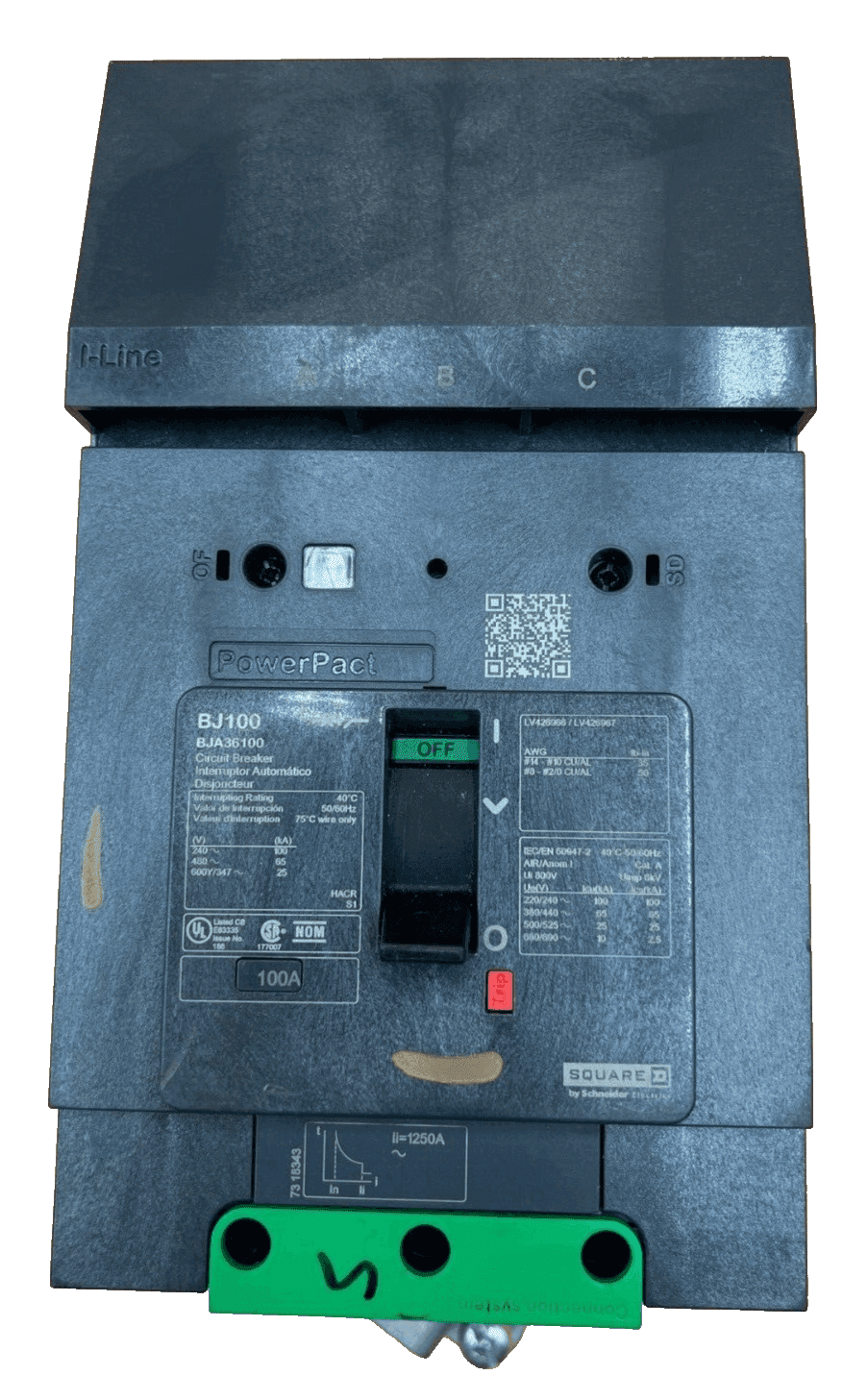 Square D BJA36100 Circuit Breaker — image 1 of 7
