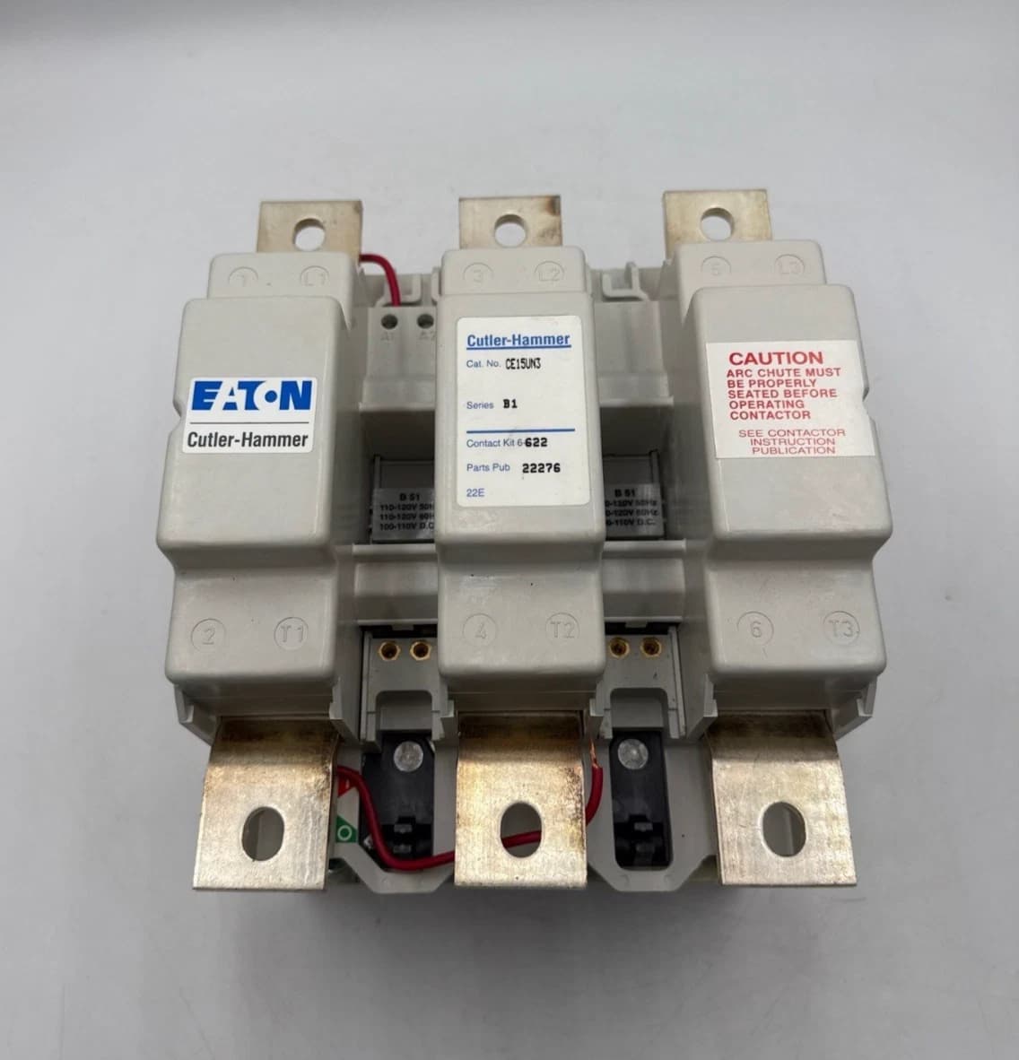 Eaton CE15UN3 Contactor 520A 3P 600V 350HP Freedom Coil 110-120V CE15UN3A80