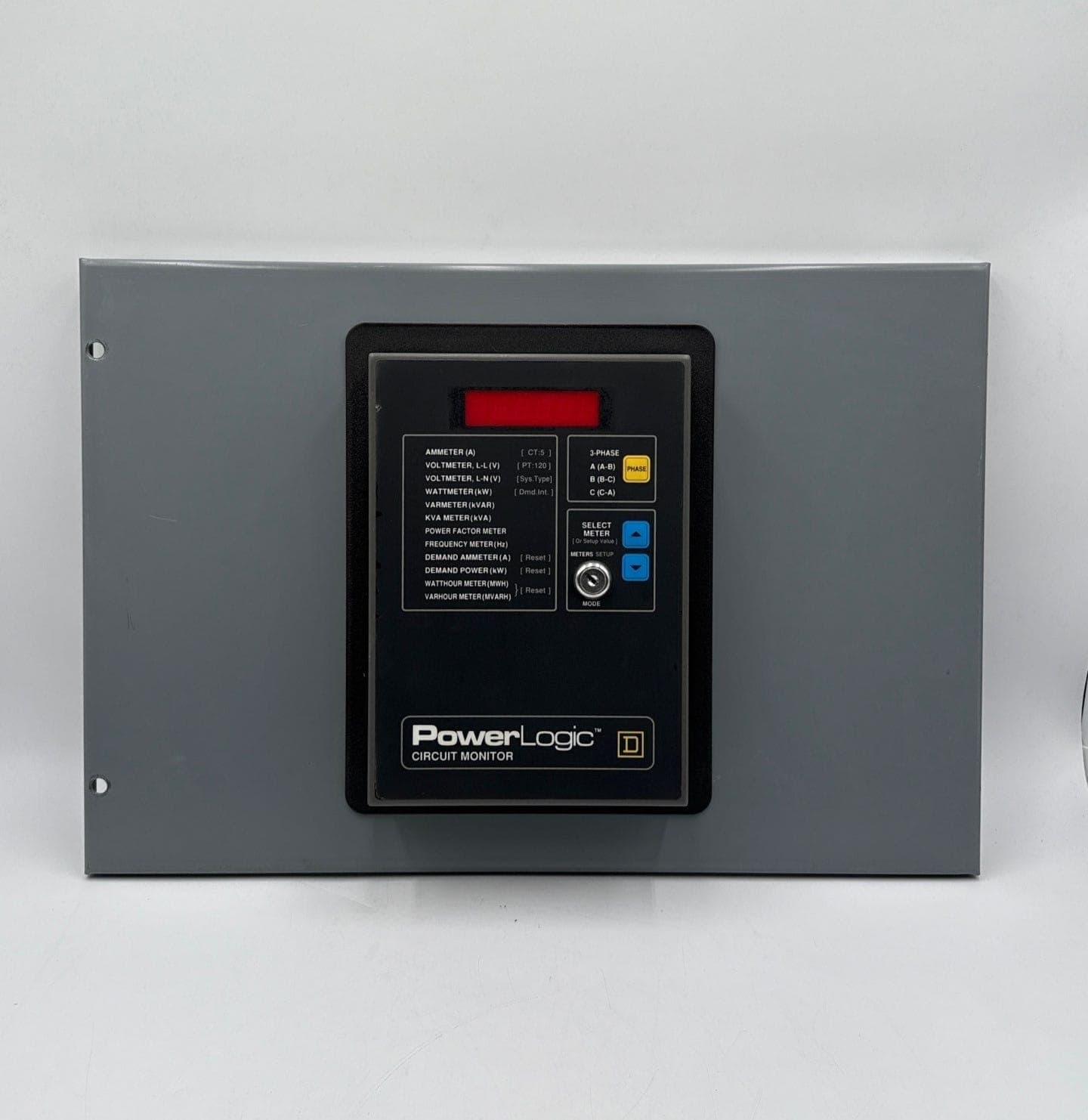 Square D PowerLogic Circuit Monitor 3020 CM250X1 120VAC 0.5A 50/60Hz