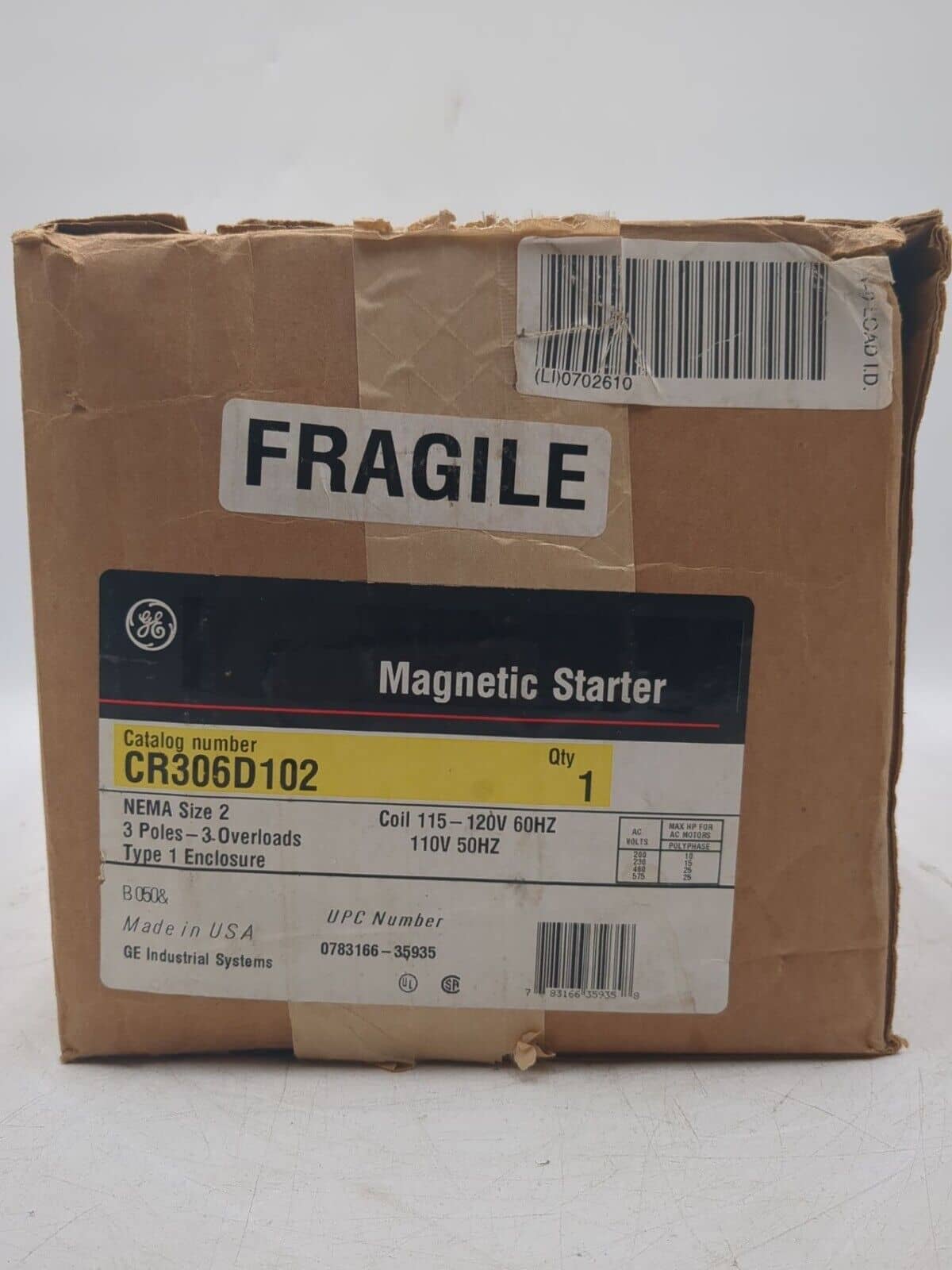 GE CR306D102 Starter — image 1 of 5