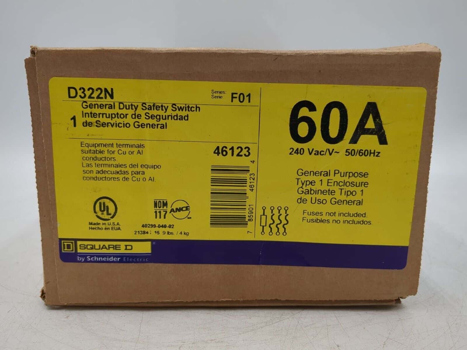 Square D D322N