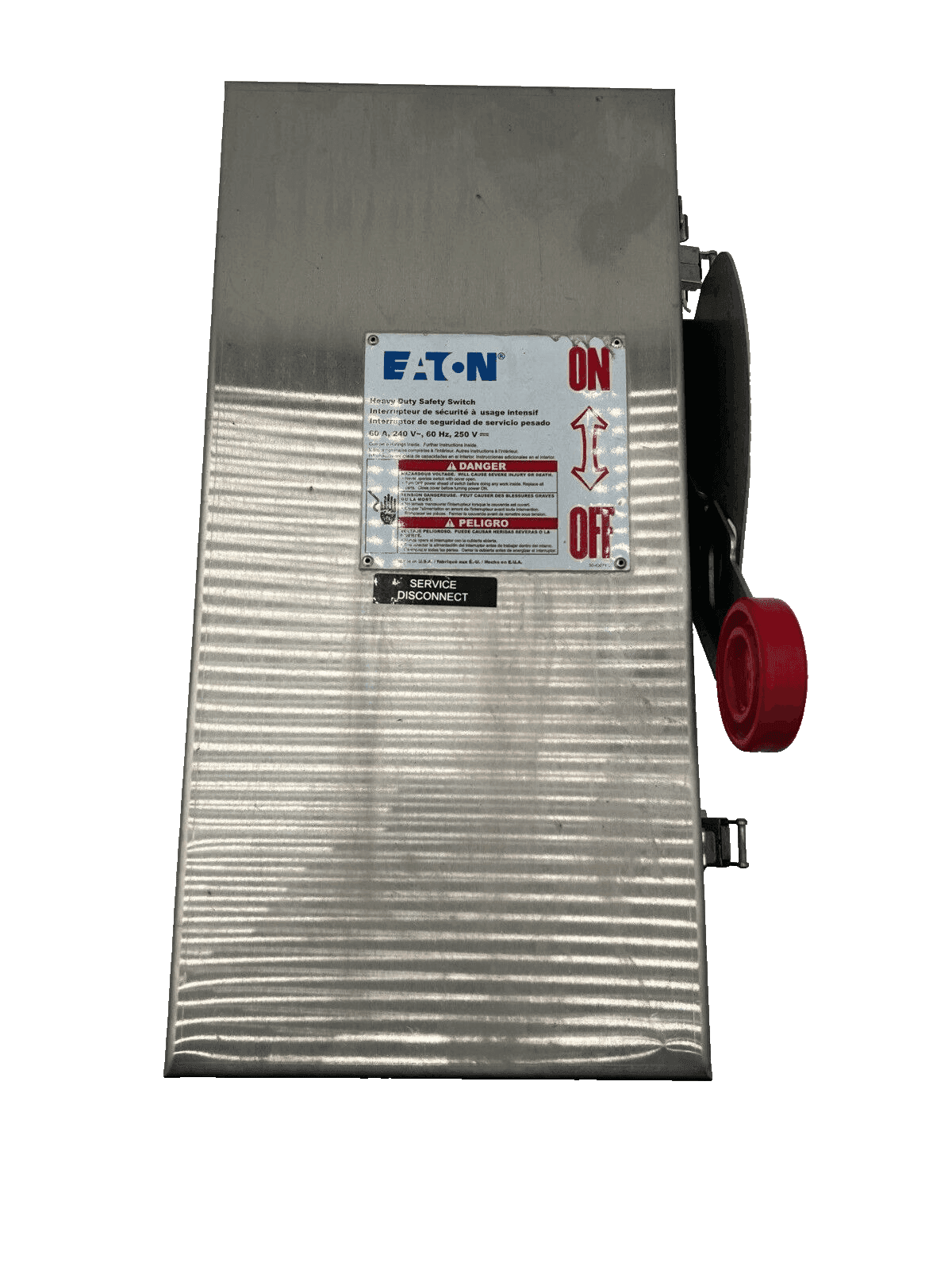 Eaton DH222NWK Disconnect 60A 2P 240V 4X Outdoor Enclosure