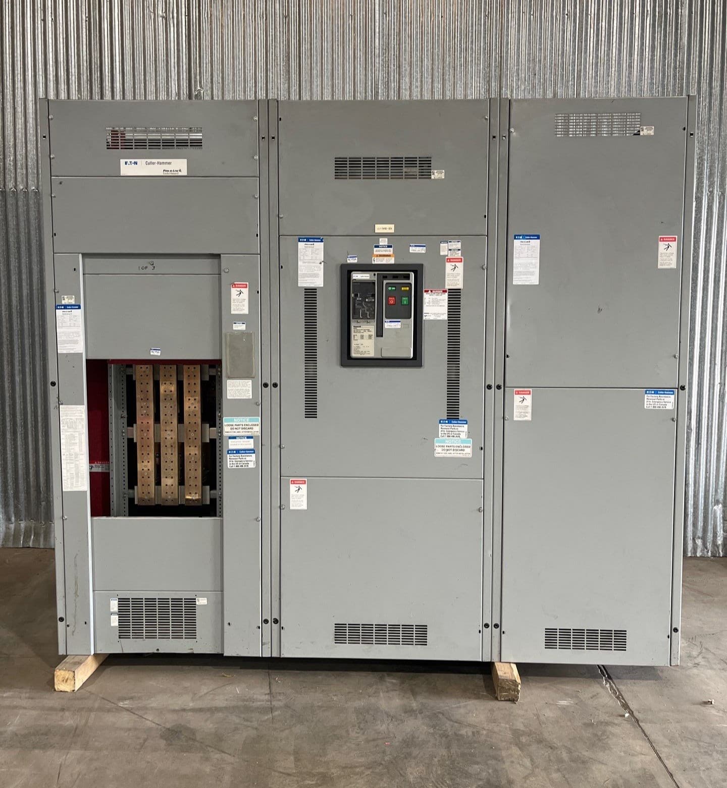 Eaton PRLC Switchboard 3000A 480/277V 3PH 4W MDS6303HEA W/ Distribution LSIG