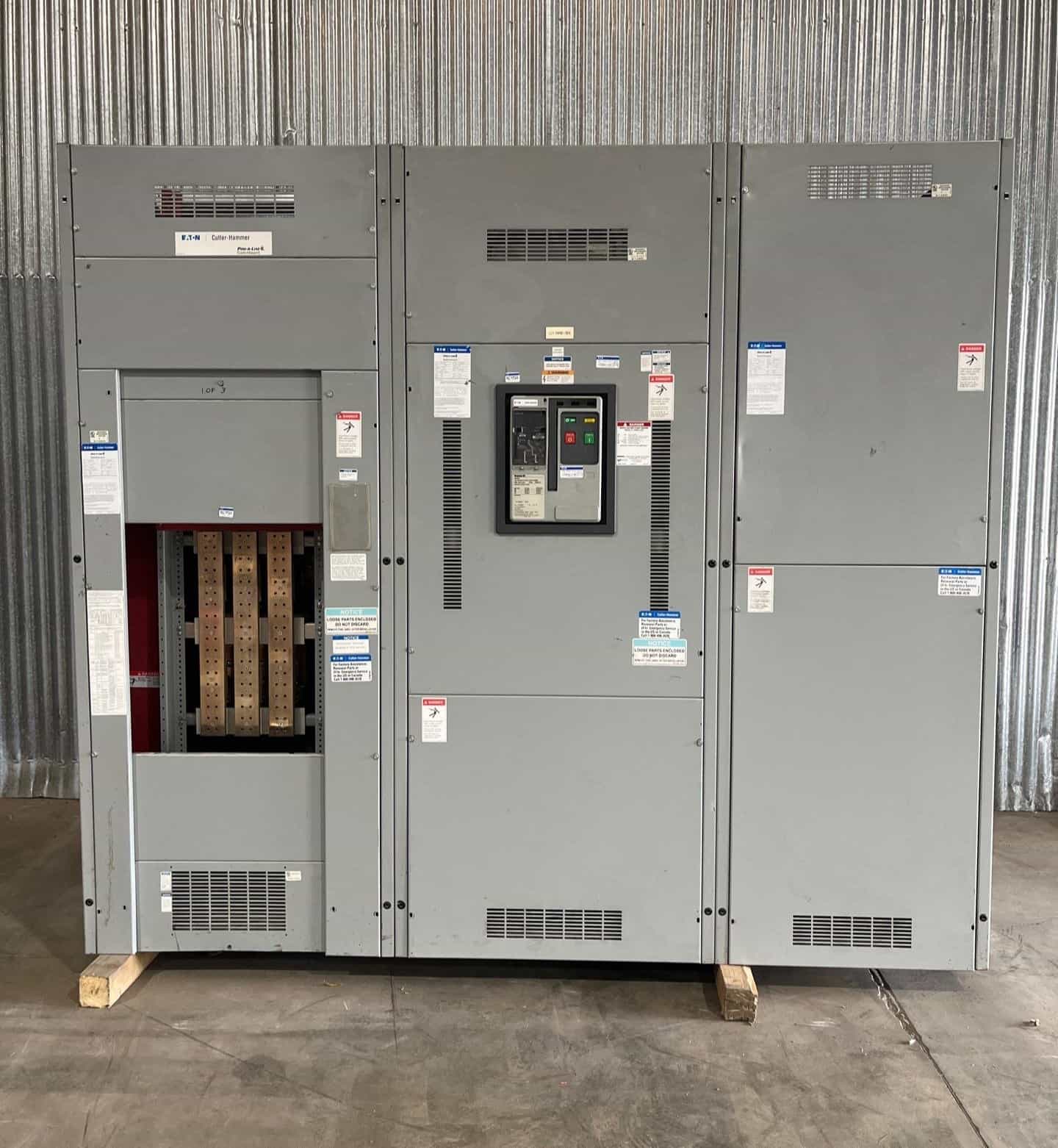 Eaton PRLC Switchboard 3000A 480/277V 3PH 4W MDS6303HEA W/ Distribution LSIG
