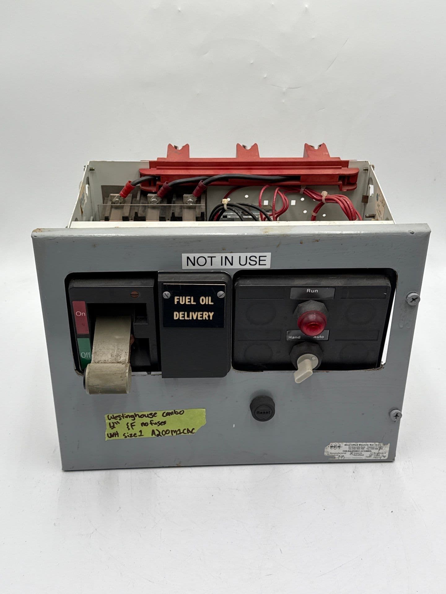 Eaton Freedom 2100 12" 30A MCC Bucket Size 1 Starter A200M1CAC 30 Amp – image 1