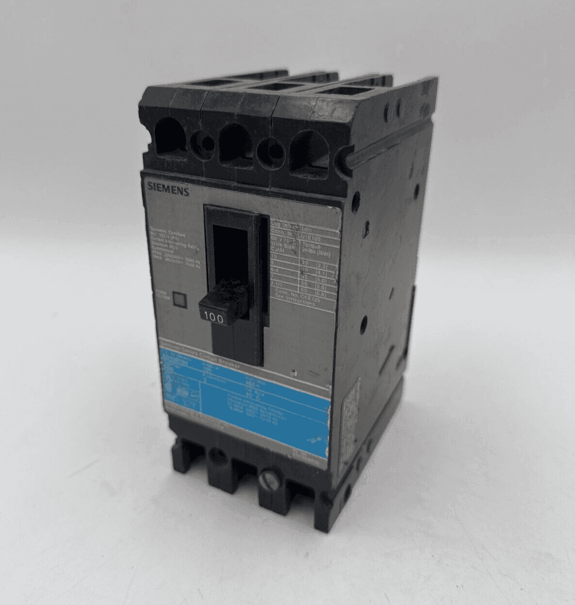 Siemens ED43B100 Circuit Breaker — image 1 of 8