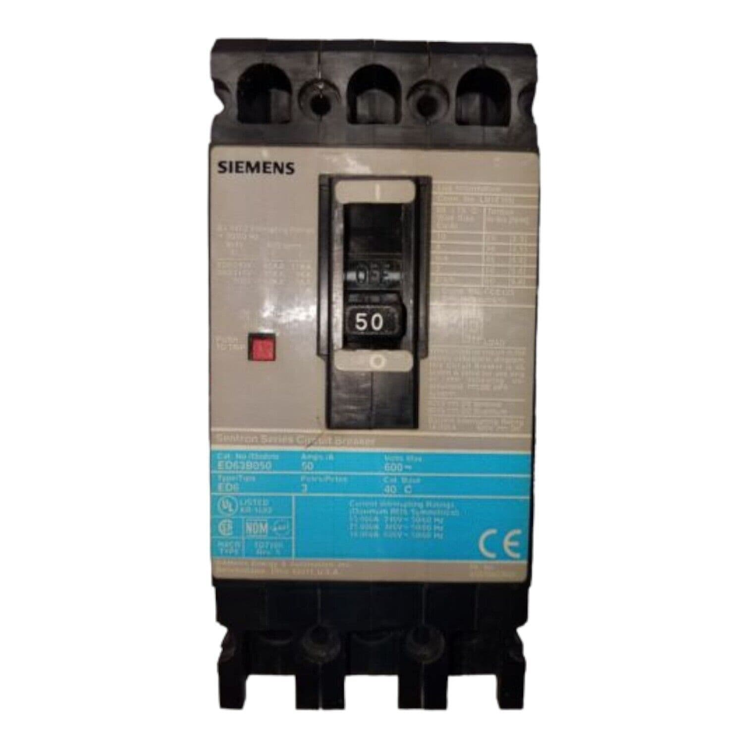 Siemens ED63B050 Circuit Breaker — image 1 of 8